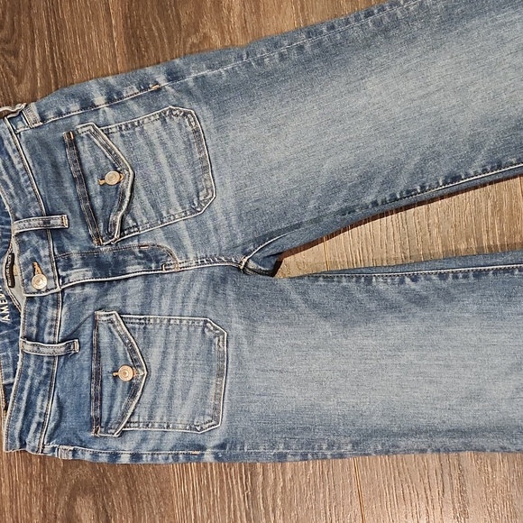 ❤️ AMERICAN EAGLE HIGH RISE FESTIVAL FLARE JEANS, 8 (29) - Picture 3 of 9